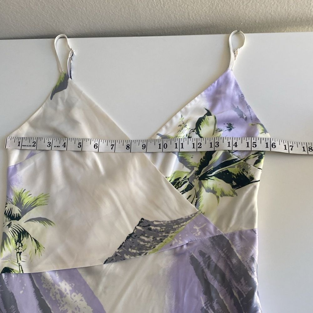 UO Kelly Surplice Midi Printed Slip Dress Size Medium - Picture 14 of 15